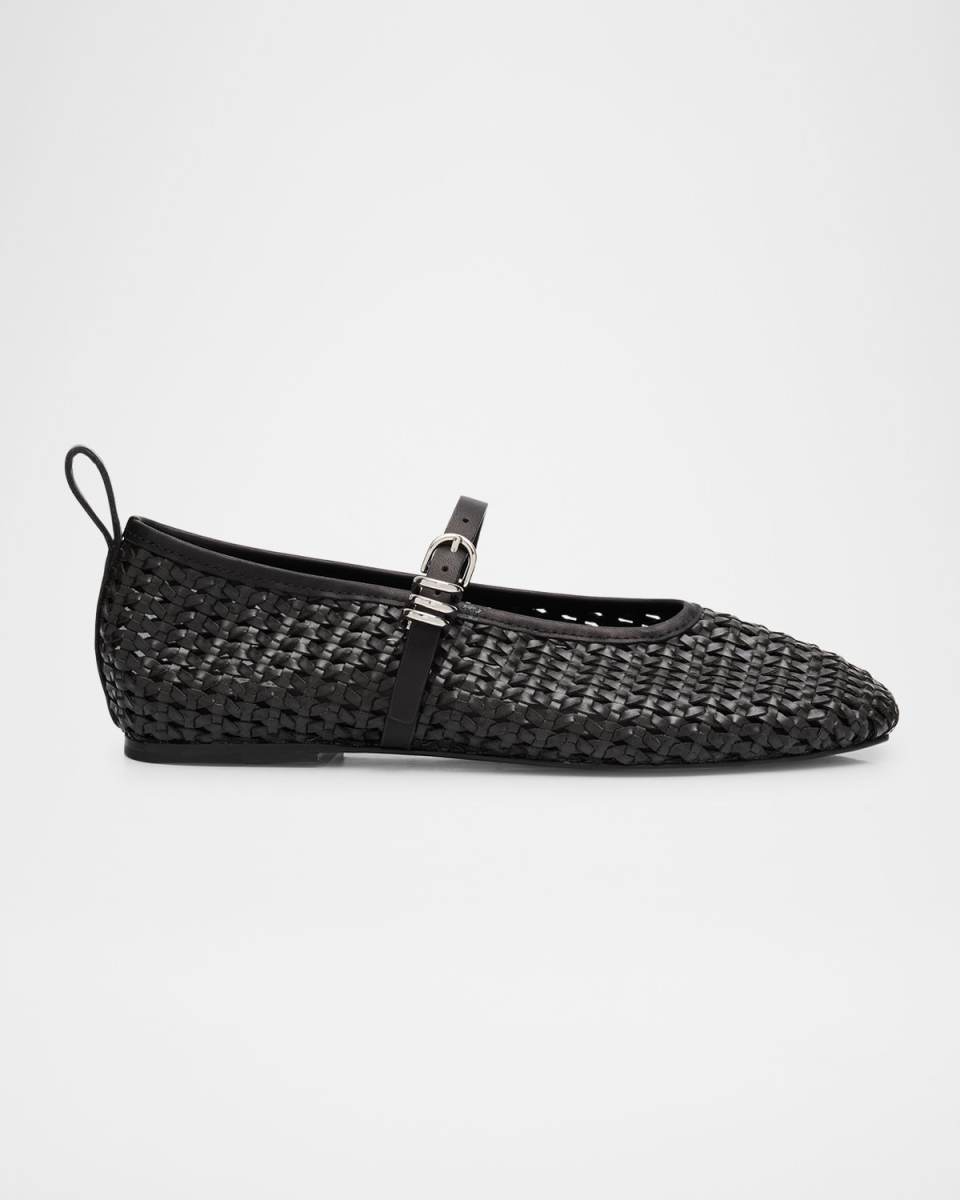 Spire Woven Mary Jane Ballerina Flats